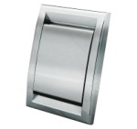 Gniazdo ścienne plastikowe DECO - chrom